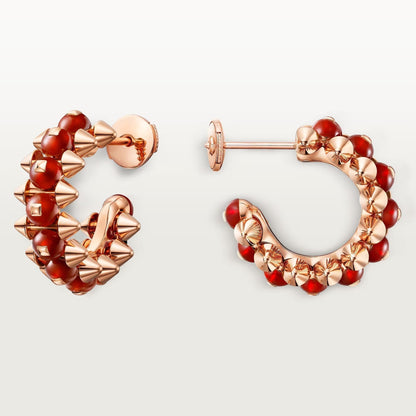 [Resenly Jewelry]CLASH 7.9MM AGATE CHALCEDONY EARRINGS