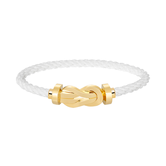 [Resenly Jewelry]CHANCE ラージ 8の字バックル ダイヤモンドなし ブレスレット ゴールド