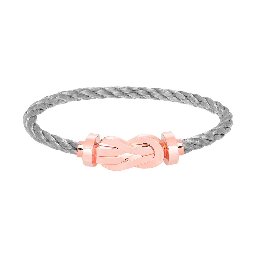 [Resenly Jewelry]CHANCE LARGE 8 FIGURE BUCKLE NO DIAMOND BRACELET ROSE GOLD