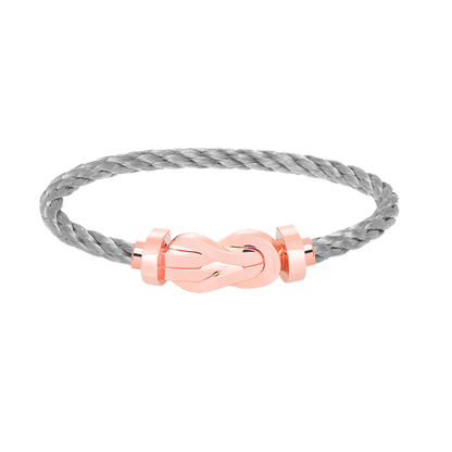 [Resenly Jewelry]CHANCE LARGE 8 FIGURE BUCKLE NO DIAMOND BRACELET ROSE GOLD