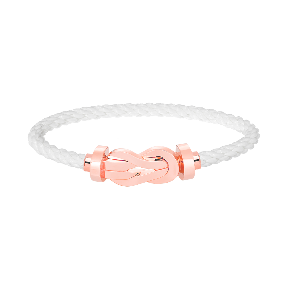 [Resenly Jewelry]CHANCE LARGE 8 FIGURE BUCKLE NO DIAMOND BRACELET ROSE GOLD