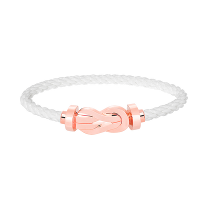 [Resenly Jewelry]CHANCE LARGE 8 FIGURE BUCKLE NO DIAMOND BRACELET ROSE GOLD