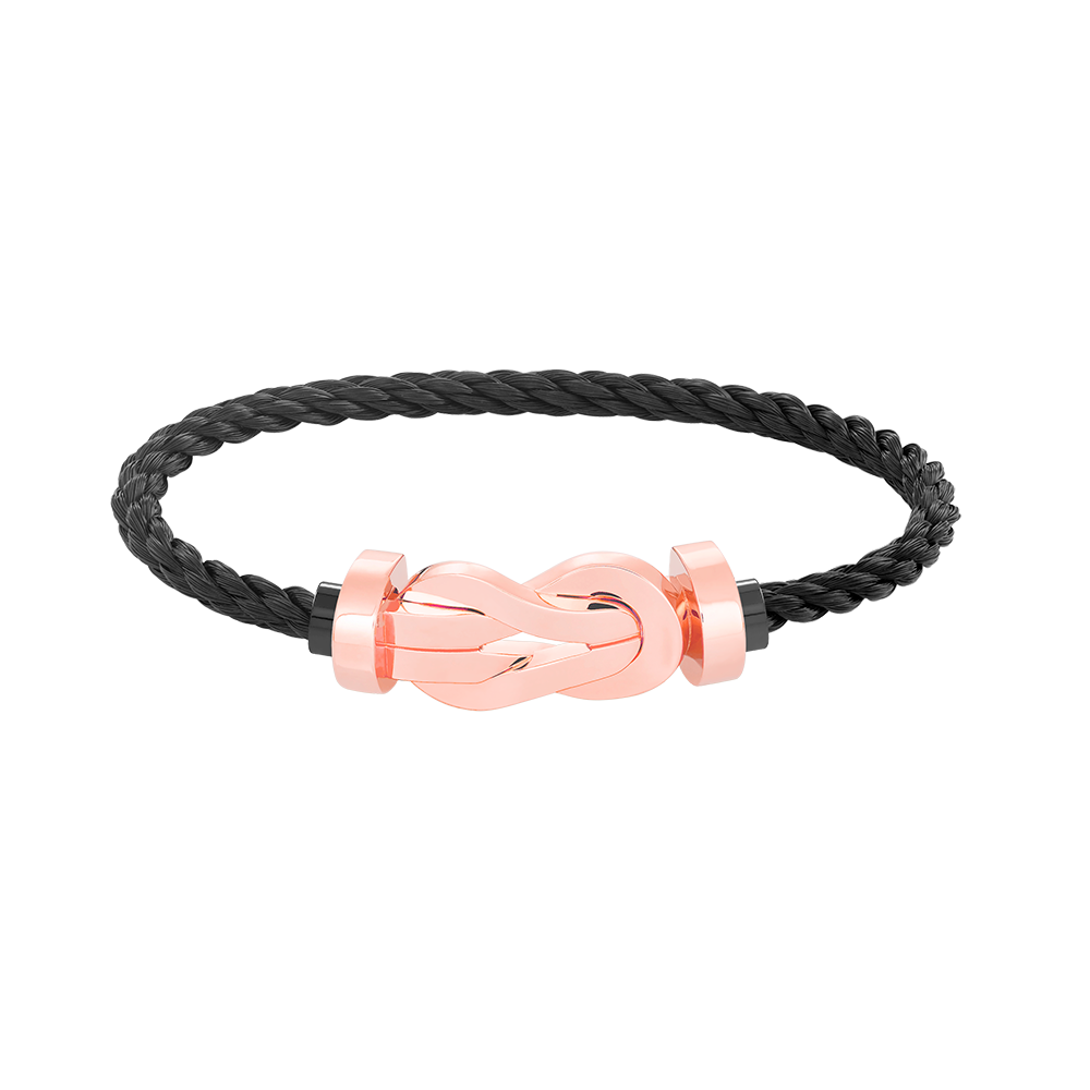[Resenly Jewelry]CHANCE LARGE 8 FIGURE BUCKLE NO DIAMOND BRACELET ROSE GOLD