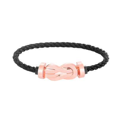 [Resenly Jewelry]CHANCE LARGE 8 FIGURE BUCKLE NO DIAMOND BRACELET ROSE GOLD