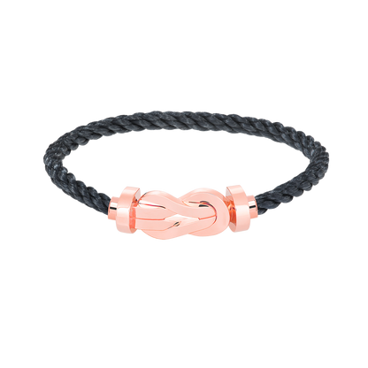 [Resenly Jewelry]CHANCE LARGE 8 FIGURE BUCKLE NO DIAMOND BRACELET ROSE GOLD