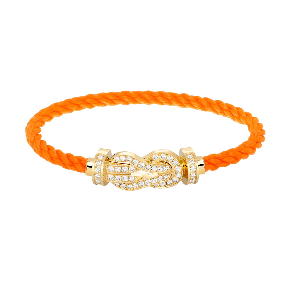 [Resenly Jewelry]CHANCE LARGE 8 FIGURE BUCKLE FULLDIAMOND BRACELET GOLD