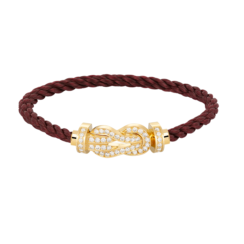 [Resenly Jewelry]CHANCE LARGE 8 FIGURE BUCKLE FULLDIAMOND BRACELET GOLD
