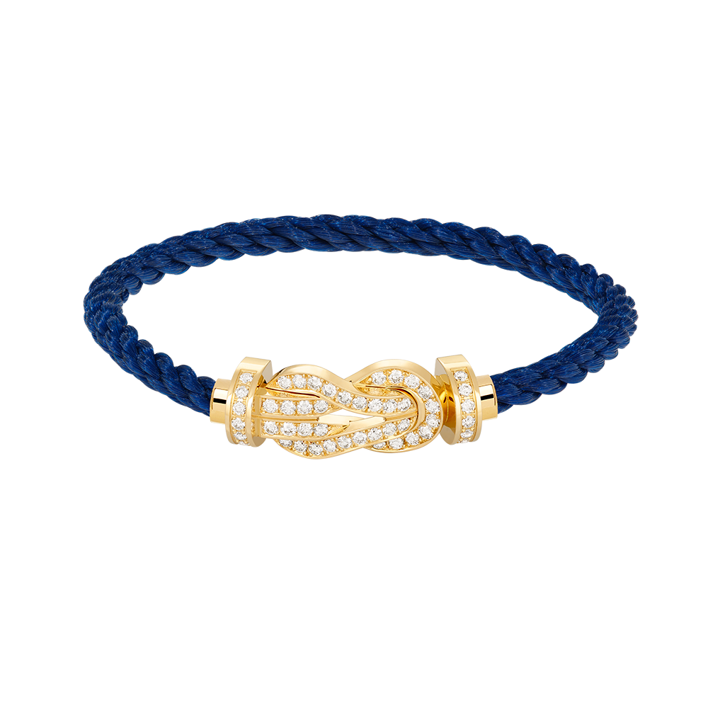 [Resenly Jewelry]CHANCE LARGE 8 FIGURE BUCKLE FULLDIAMOND BRACELET GOLD