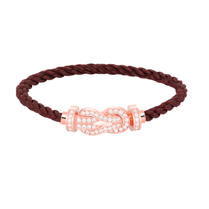 [Resenly Jewelry]CHANCE ラージ 8の字バックル フルダイヤモンドブレスレット ローズゴールド