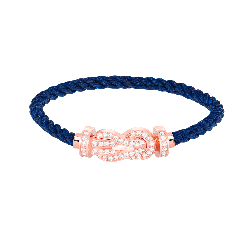[Resenly Jewelry]CHANCE ラージ 8の字バックル フルダイヤモンドブレスレット ローズゴールド