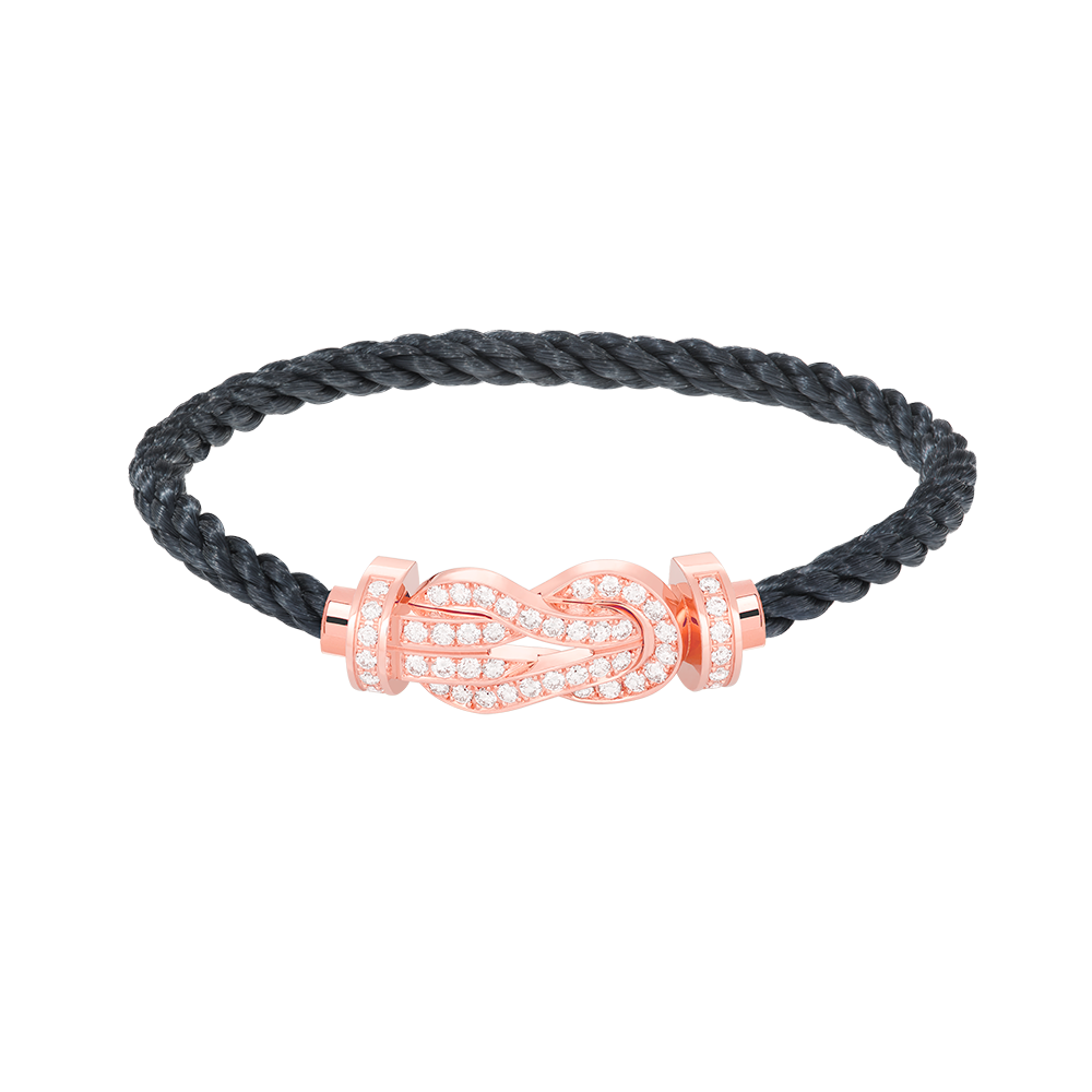 [Resenly Jewelry]CHANCE ラージ 8の字バックル フルダイヤモンドブレスレット ローズゴールド
