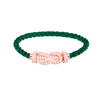 [Resenly Jewelry]CHANCE ラージ 8の字バックル フルダイヤモンドブレスレット ローズゴールド