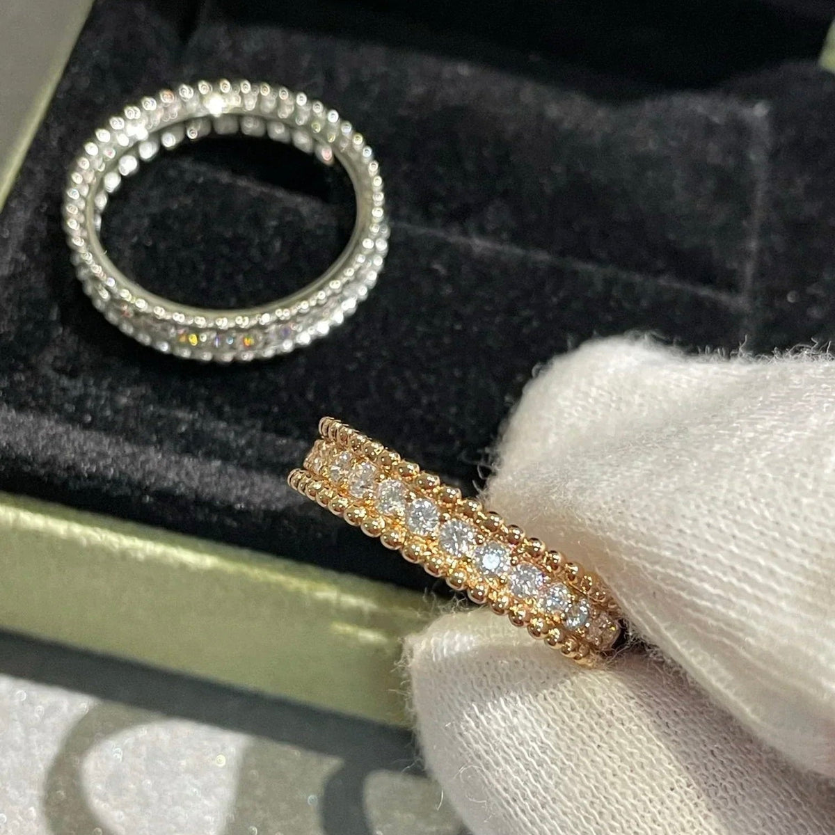 [Resenly Jewelry]PERLEE DIAMOND SILVER RING