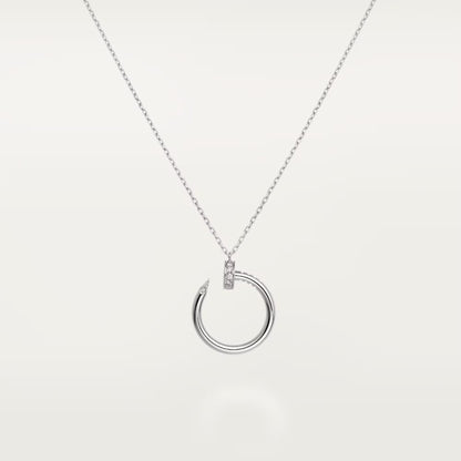 [Resenly Jewelry]JUSTE NECKLACE HALF DIAMOND