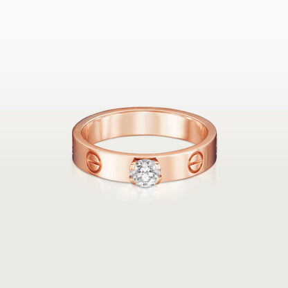 [Resenly Jewelry]LOVE RING 3.6MM 1 BIG DIAMOND