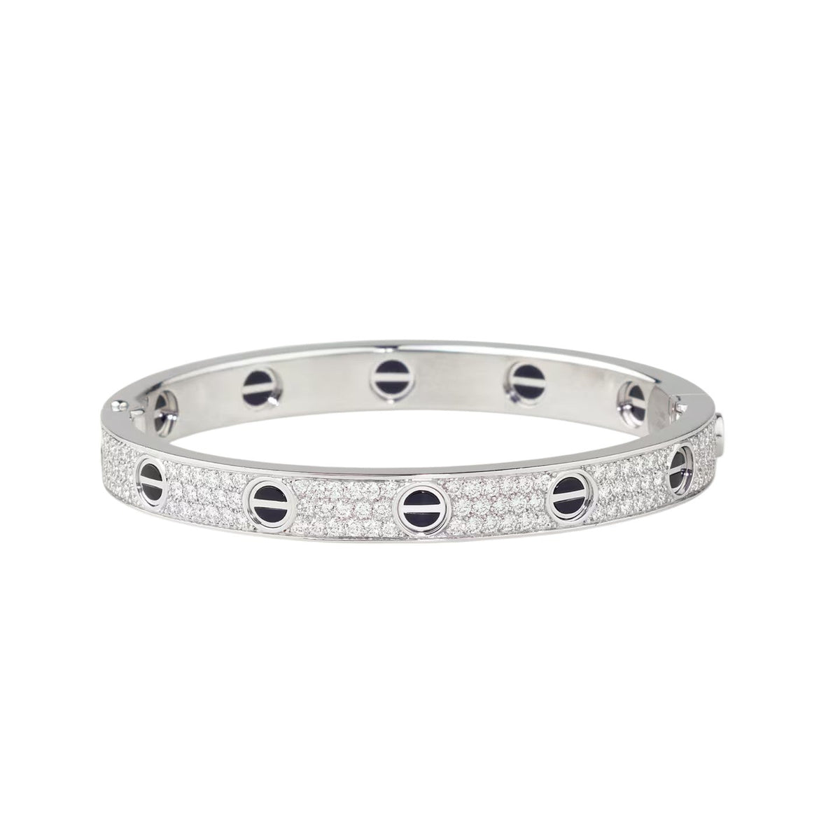 [Resenly Jewelry]LOVE BRACELET 6.1MM DIAMOND-PAVED CERAMIC