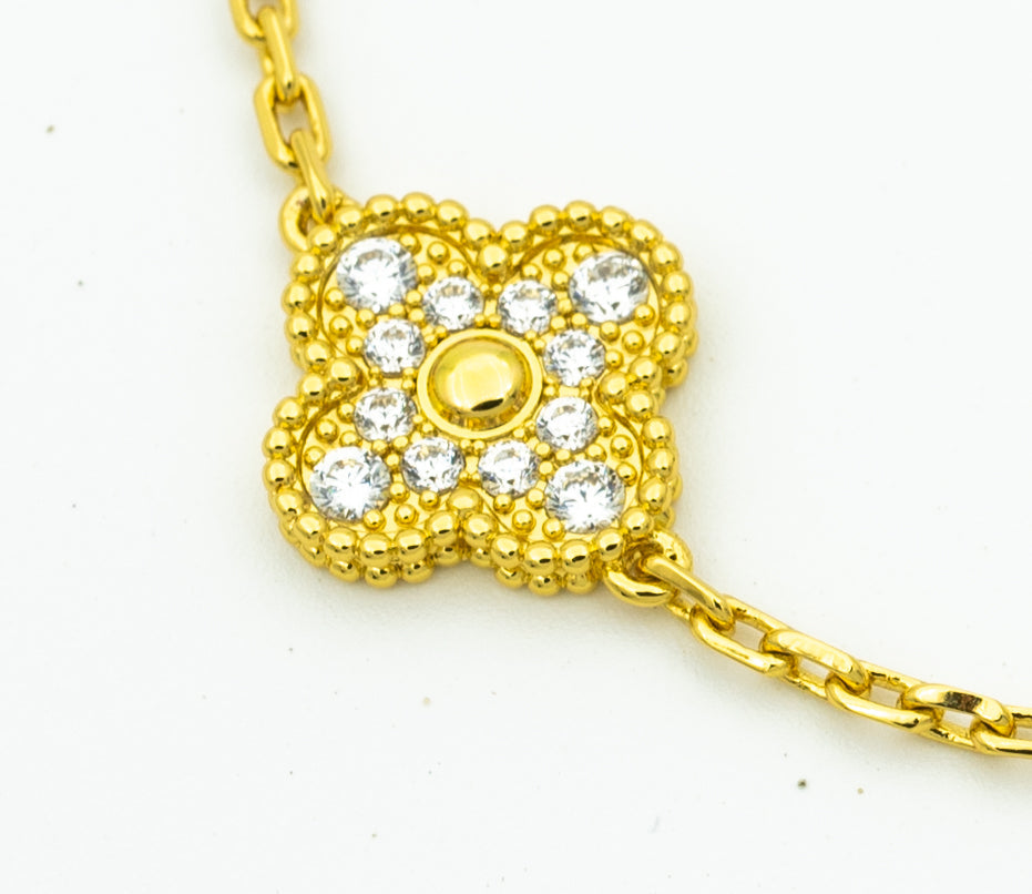[Resenly Jewelry] CLOVER 5 MOTIF LASER BRACELET COLLECTION