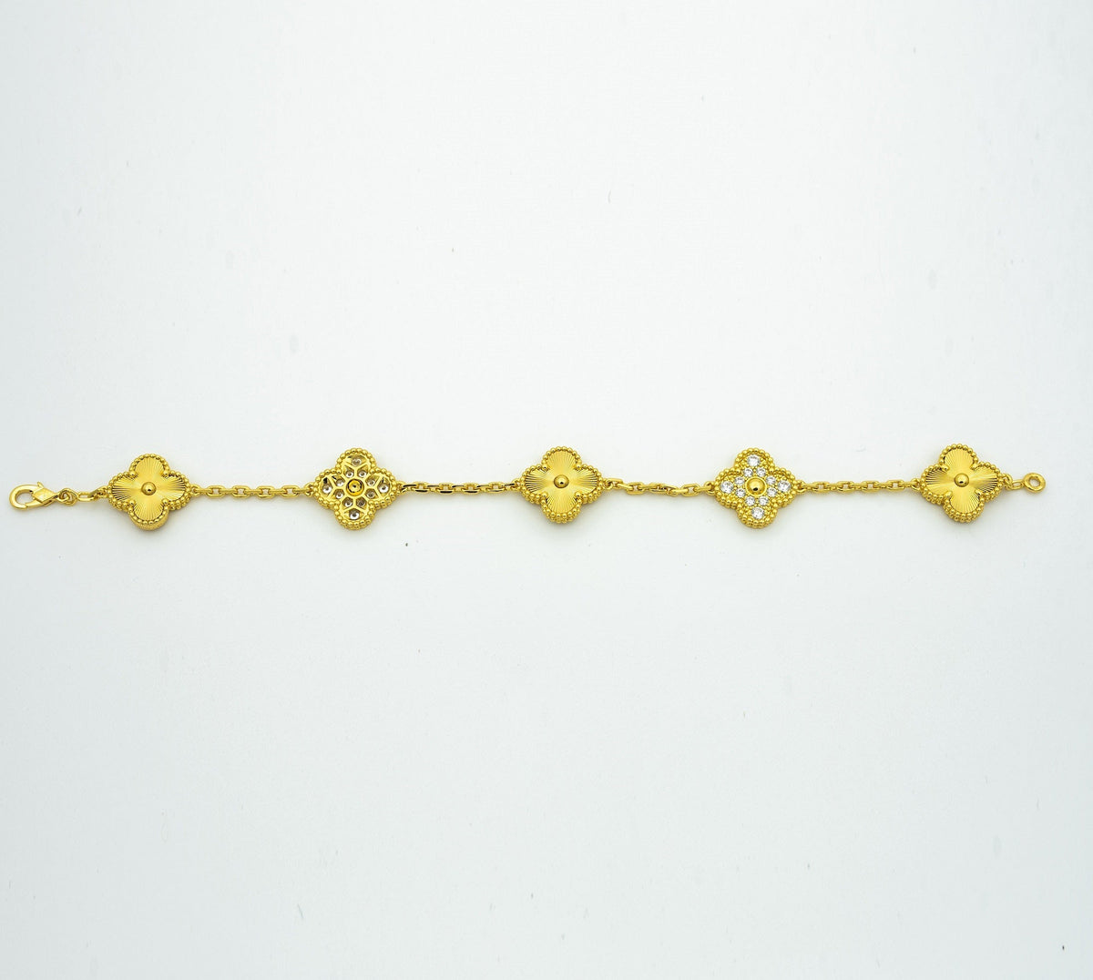 [Resenly Jewelry] CLOVER 5 MOTIF LASER BRACELET COLLECTION