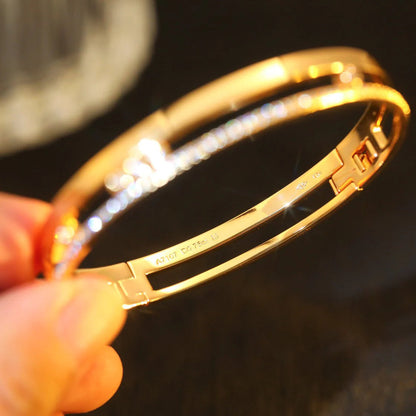 [Resenly Jewelry]Move Romane Diamond Bangle Bracelet