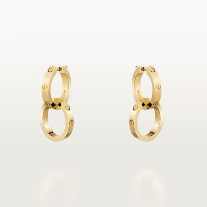 [Resenly Jewelry]LOVE 3.3MM ダングルピアス