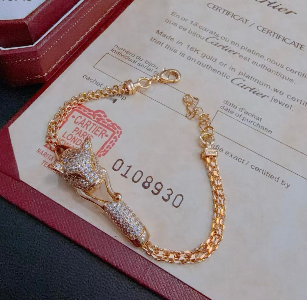 [Resenly Jewelry Jewelry] パンテール ブレスレット ダイヤモンド