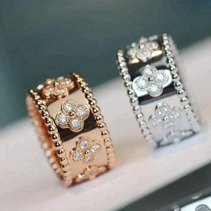 [Resenly Jewelry]CLOVER KALEIDOSCOPE RING 10MM