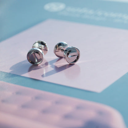 [Resenly Jewelry]LOVE EARRINGS SILVER 10MM