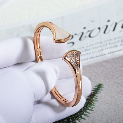 [Resenly Jewelry]DREAM BRACELET OPEN PINK GOLD MOP DIAMOND