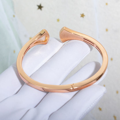 [Resenly Jewelry]DREAM BRACELET OPEN PINK GOLD MOP DIAMOND