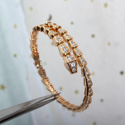[Resenly Jewelry]SERPENTI BRACELET 6.8MM PINK GOLD DIAMOND