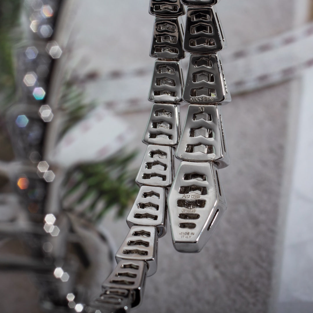 [Resenly Jewelry]SERPENTI BRACELET 6MM SILVER DIAMOND