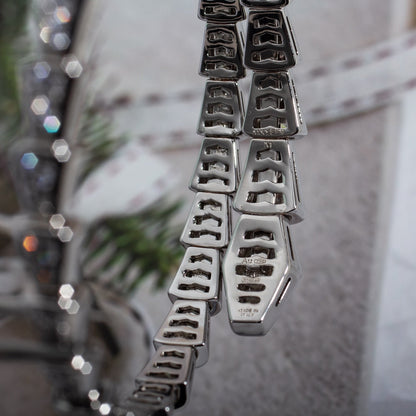 [Resenly Jewelry]SERPENTI BRACELET 6MM SILVER DIAMOND