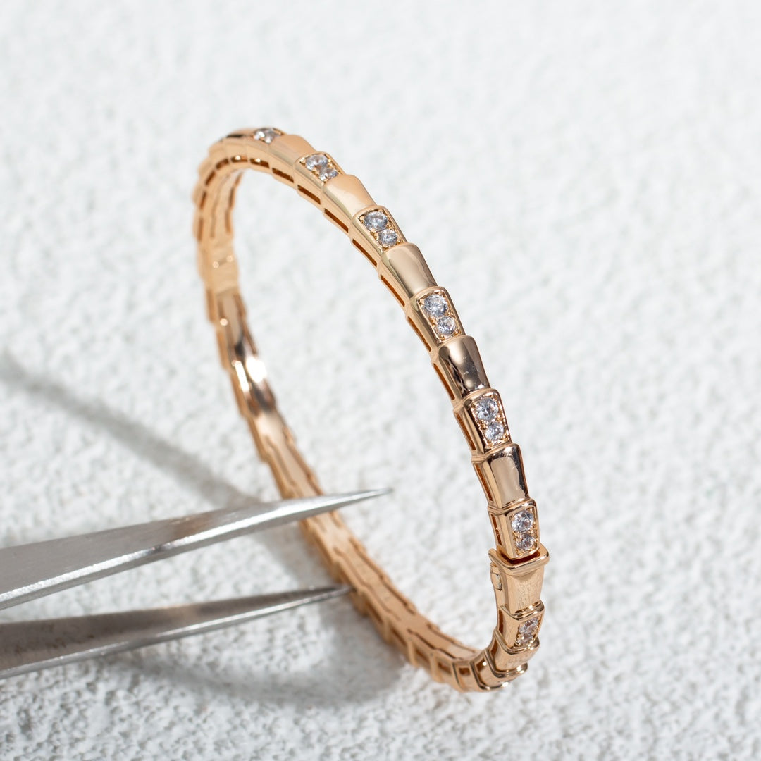 [Resenly Jewelry]SERPENTI BRACELET PINK GOLD DIAMOND