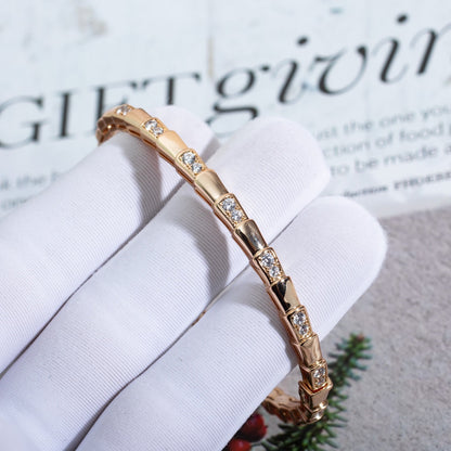 [Resenly Jewelry]SERPENTI BRACELET PINK GOLD DIAMOND