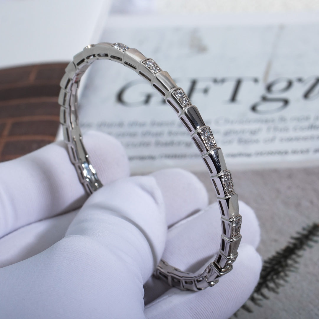[Resenly Jewelry]セルペンティ ブレスレット シルバー ダイヤモンド