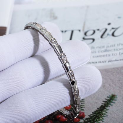 [Resenly Jewelry]セルペンティ ブレスレット シルバー ダイヤモンド