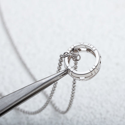 [Resenly Jewelry]PARENTESI NECKLACE SILVER
