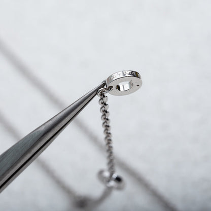 [Resenly Jewelry]PARENTESI NECKLACE SILVER