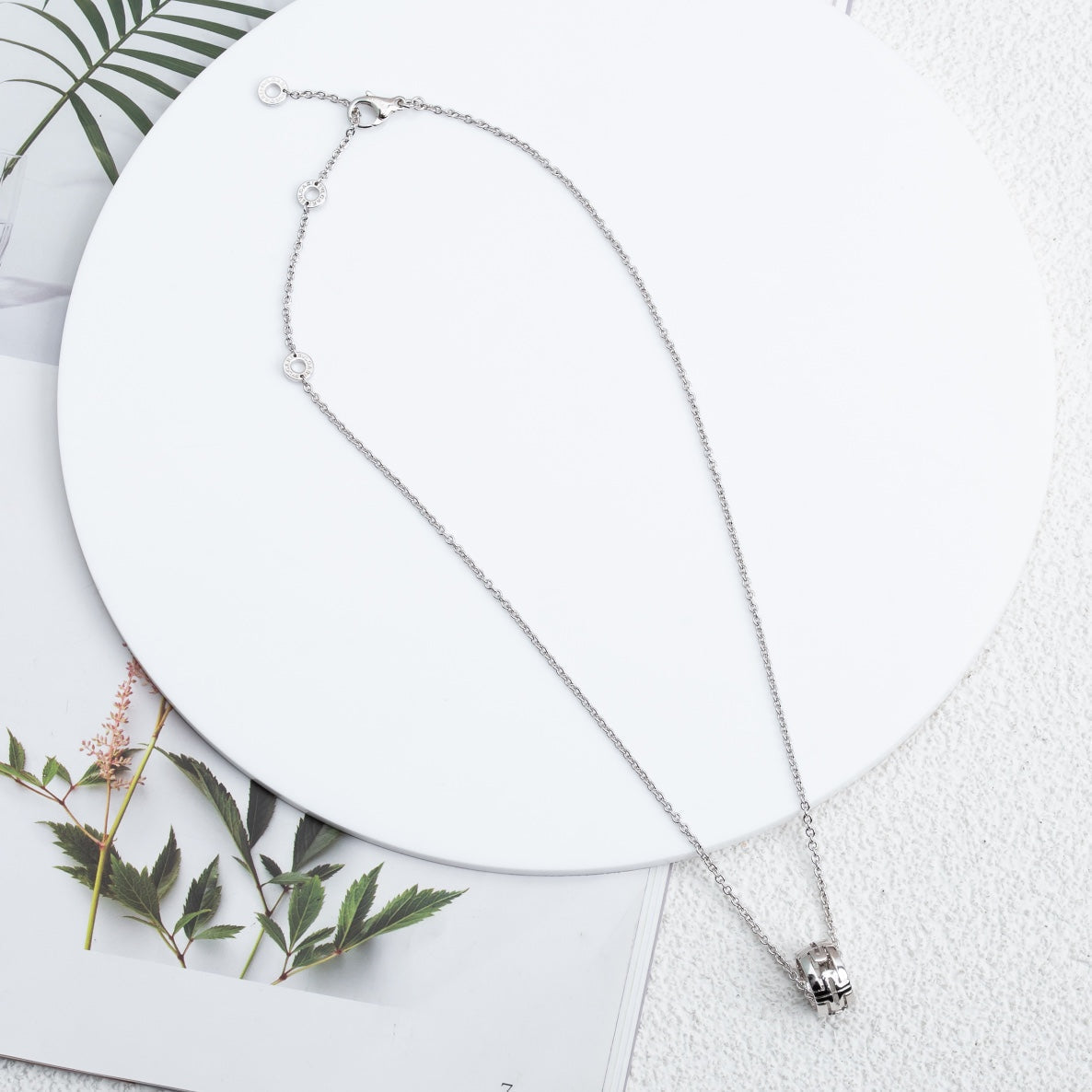 [Resenly Jewelry]PARENTESI NECKLACE SILVER