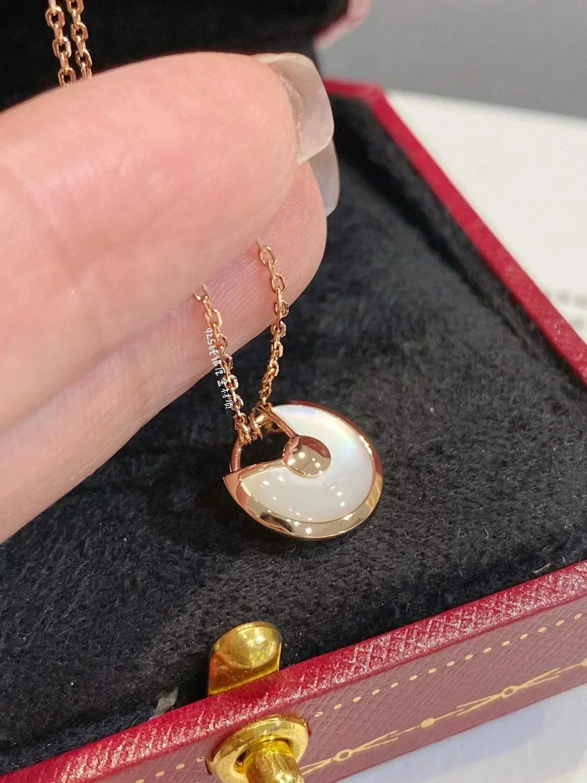 [Resenly Jewelry]AMULETTE ROSE GOLD MOP NECKLACE