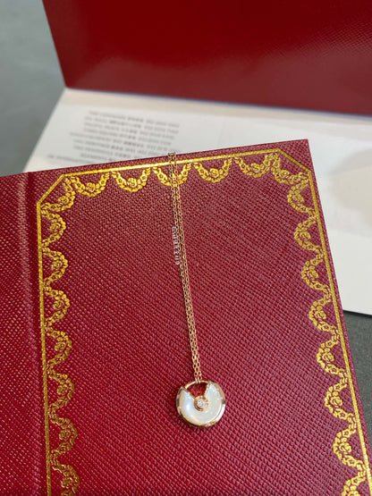[Resenly Jewelry]AMULETTE ROSE GOLD MOP NECKLACE