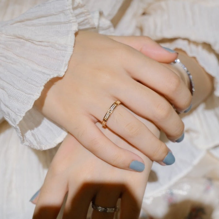 [Resenly Jewelry]LOVE RING 2.65MM DIAMOND