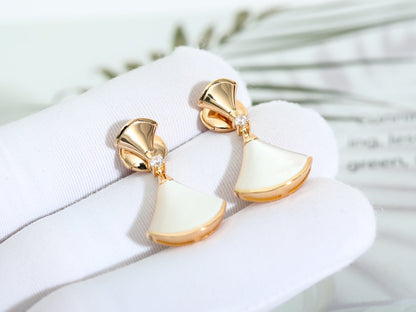 [Resenly Jewelry]DREAM MOP PINK GOLD EARRINGS
