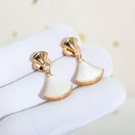 [Resenly Jewelry]DREAM MOP PINK GOLD EARRINGS