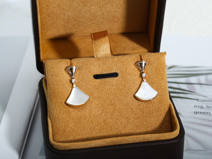 [Resenly Jewelry]DREAM MOP PINK GOLD EARRINGS
