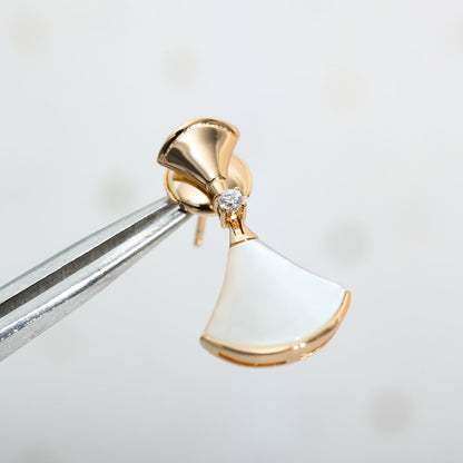 [Resenly Jewelry]DREAM MOP PINK GOLD EARRINGS