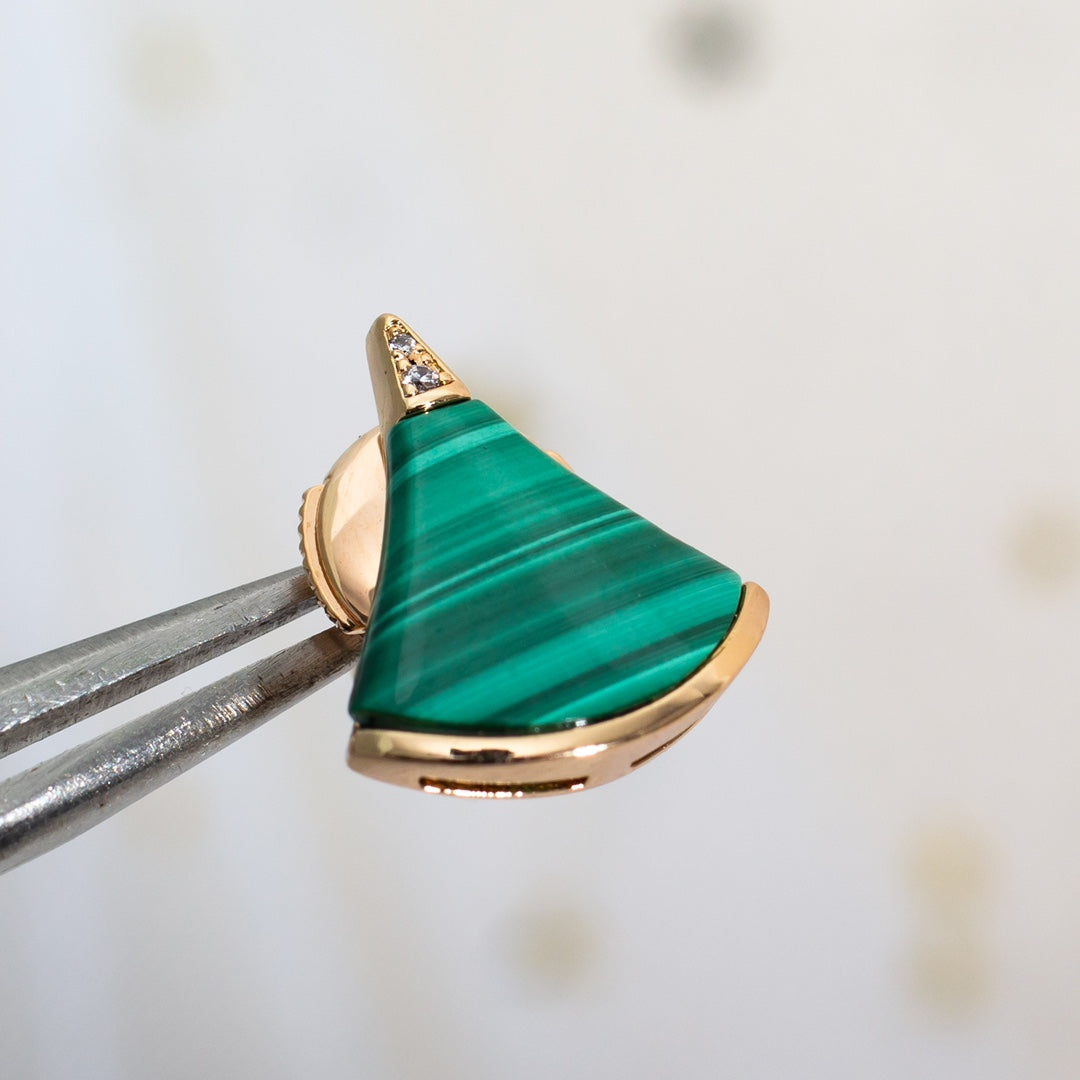 [Resenly Jewelry]DIVAS DREAM EARRINGS PINK GOLD