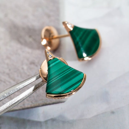 [Resenly Jewelry]DIVAS DREAM EARRINGS PINK GOLD