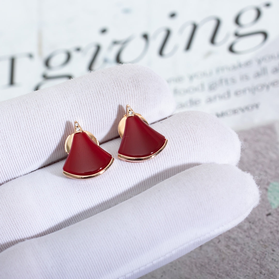 [Resenly Jewelry]DIVAS DREAM EARRINGS PINK GOLD
