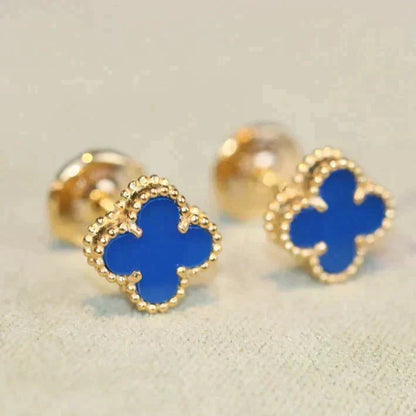 {
  "Resenly Jewelry": "Resenly Jewelry",
  "CLOVER MINI 9.5MM TURQUOISE EARRINGS": "クローバー ミニ 9.5mm ターコイズ ピアス"
}